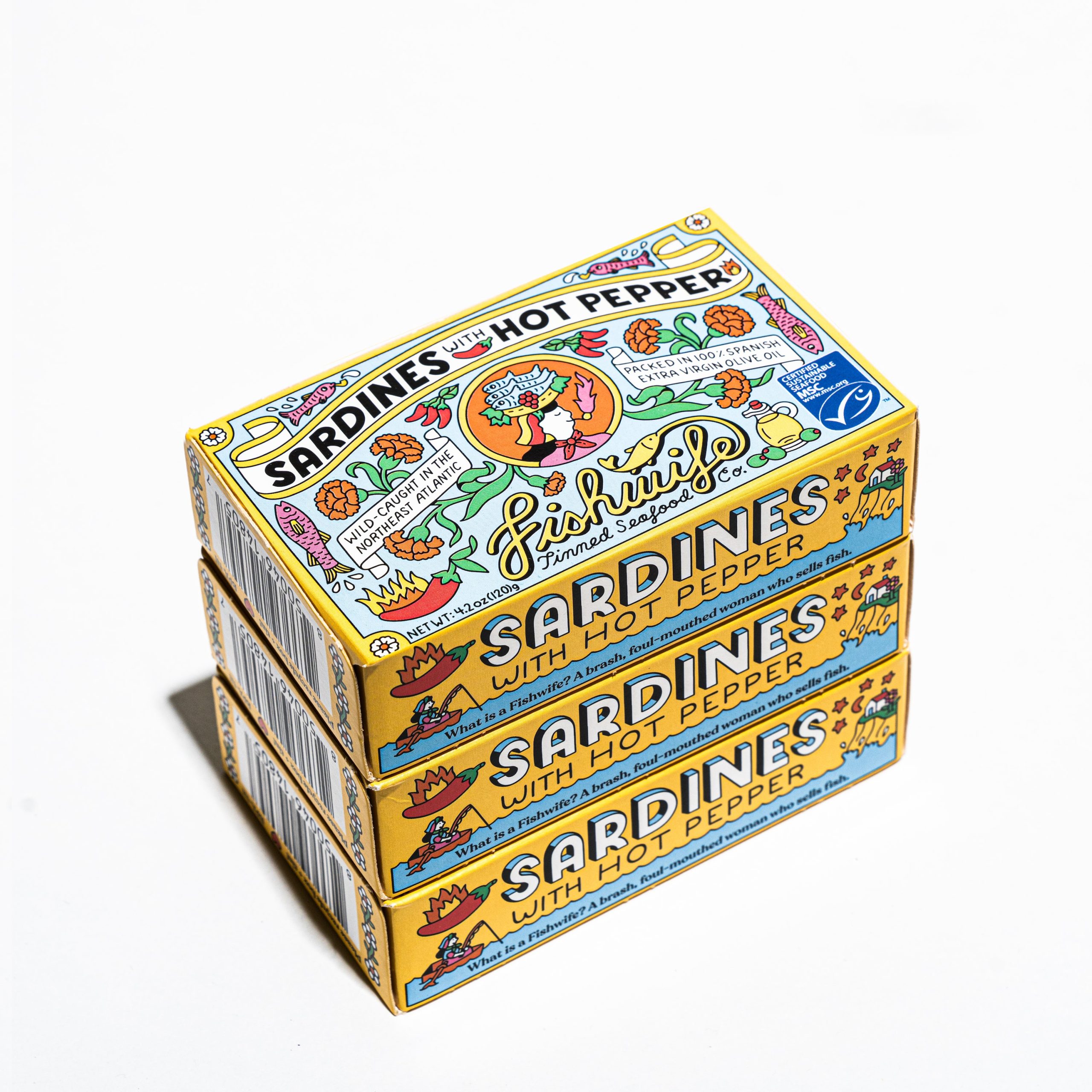 Sardines with Hot Pepper (3 Pack)