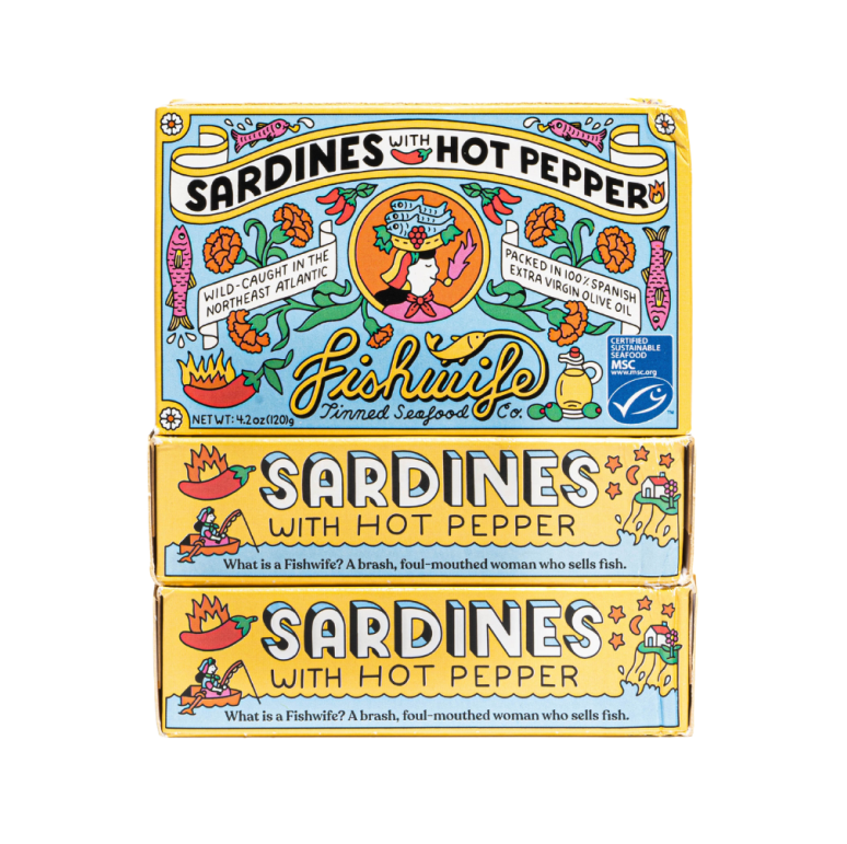 Sardines with Hot Pepper (12 Pack)   WHOLESALE