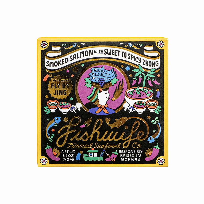Smoked Salmon with Sweet & Spicy Zhong (1 Pack)