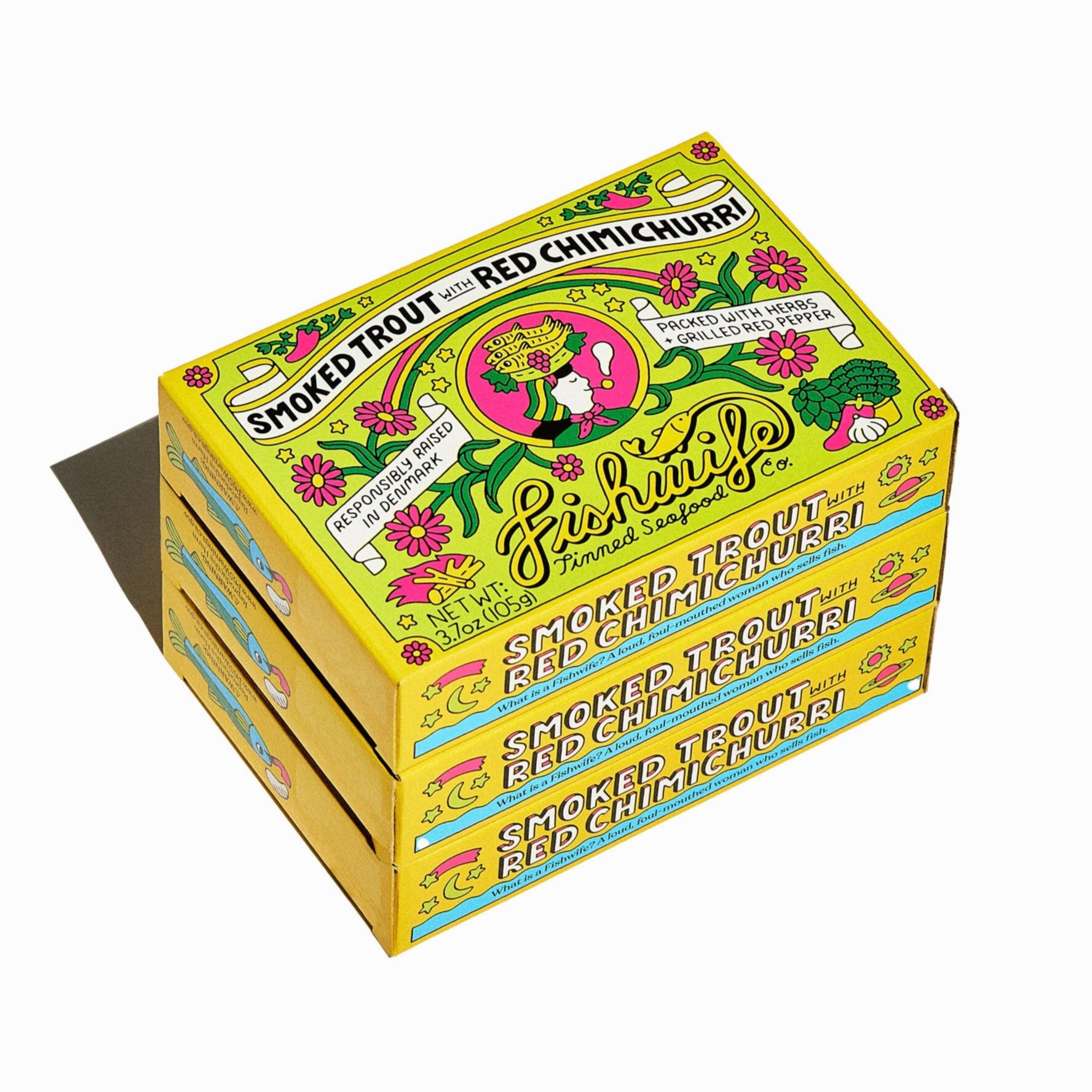 Smoked Rainbow Trout with Red Chimichurri (3 Pack)