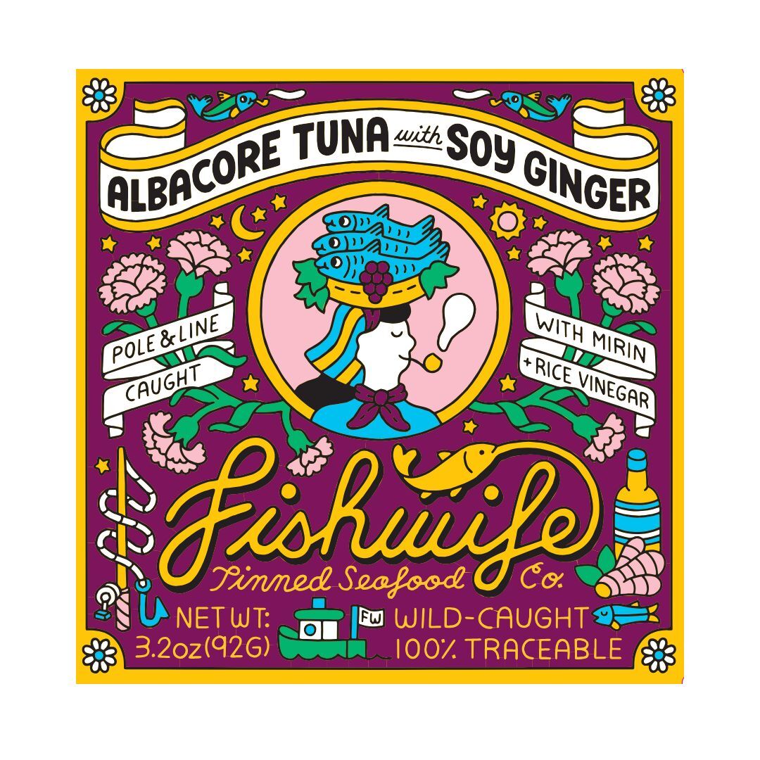 Albacore Tuna with Soy Ginger (12 Pack)   WHOLESALE
