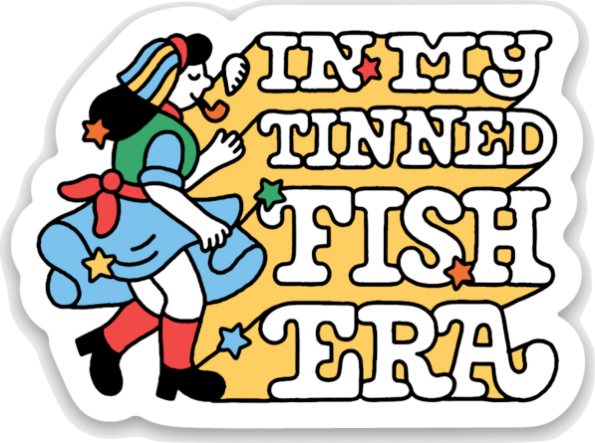 Tinned Fish Era Sticker Pack   WHOLESALE